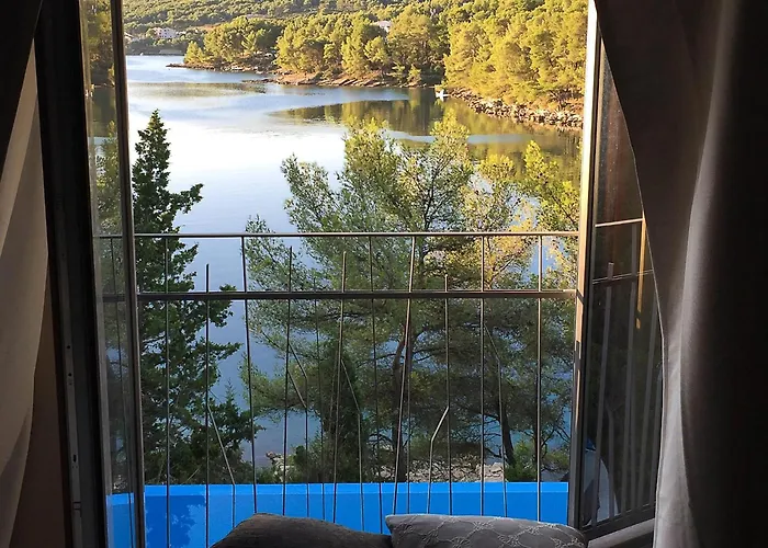 Beautiful Hvar 4 Bedrooms Stone Pine Private Infinity Pool Villa Vrboska